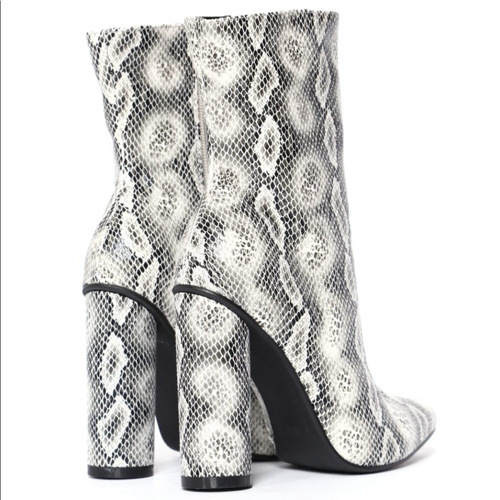 Fashion Nova Midnight Lover Ankle Boots